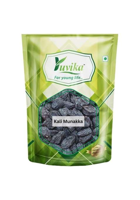 Yuvika Kali Drakh Seed Less Munakka Black Raisin 200 Grams