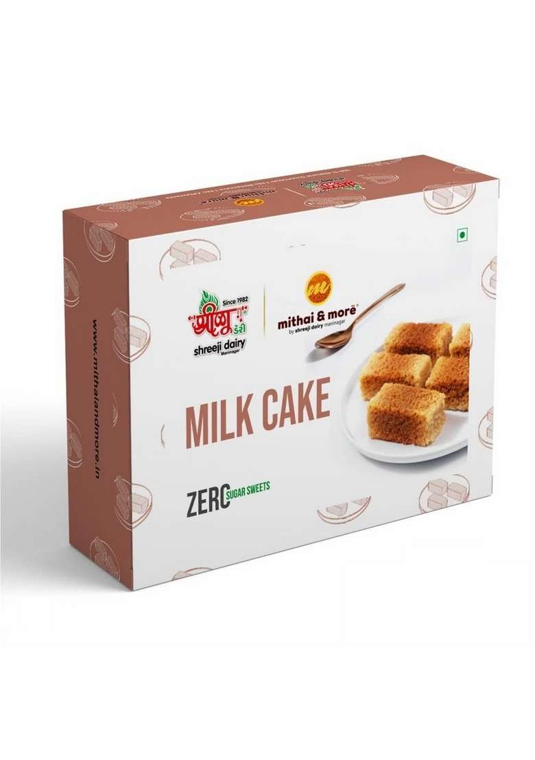 Mithai More And Sugarfree Milk Cake 400G | Traditional Indian Sweet No Added Sugar Healthy Ideal For Diabetics Fitness Enthusiasts Pack Of 1 - Indya