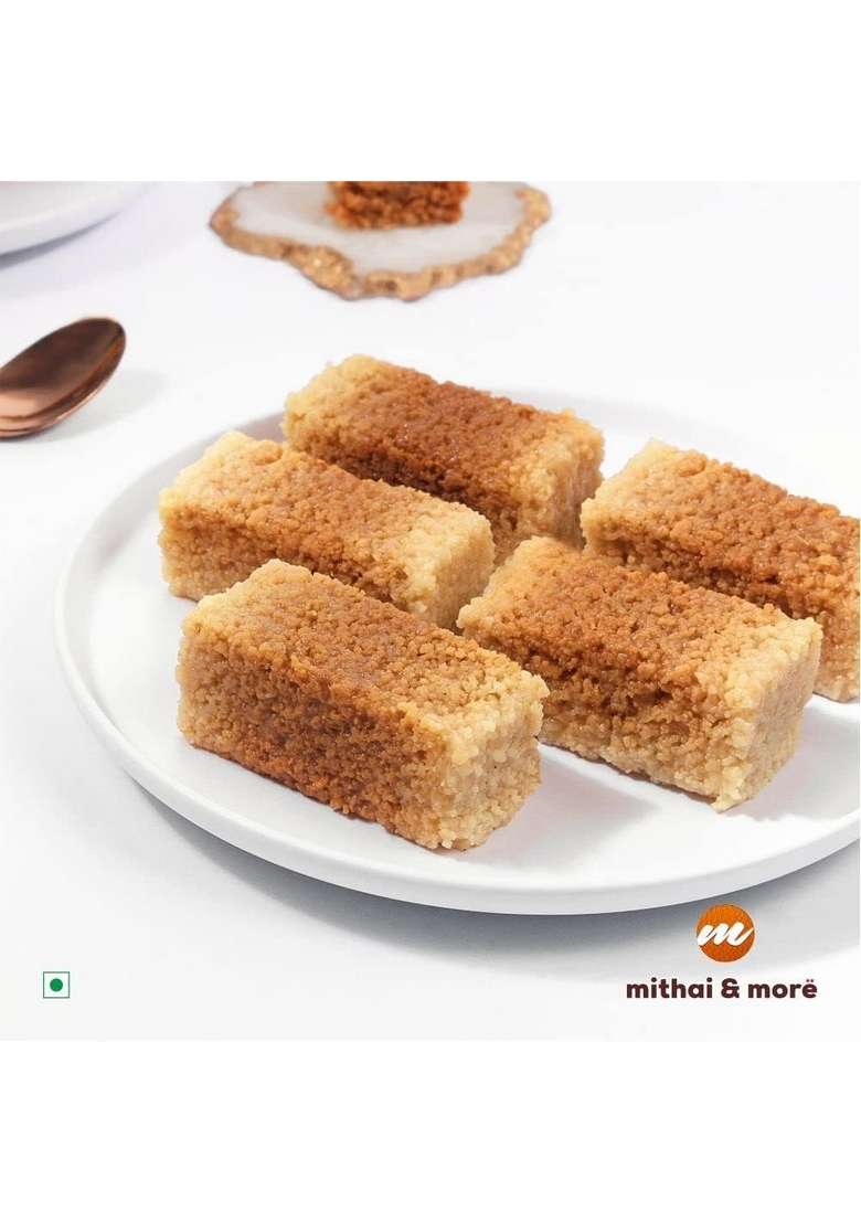 Mithai More And Sugarfree Milk Cake 400G | Traditional Indian Sweet No Added Sugar Healthy Ideal For Diabetics Fitness Enthusiasts Pack Of 1 - Indya