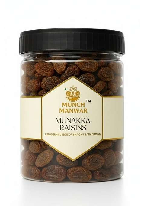 Munch Manwar Golden Raisins Natural Energy Boosting Dry Fruit For Kids Adults 1Kg