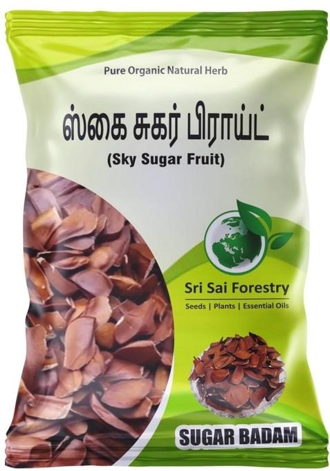 Sri Sai Forestry Sky Sugar Fruit Thean Kaai | Tenkai Kai Seeds Inshell Badam Kadwa Diabetes Almonds