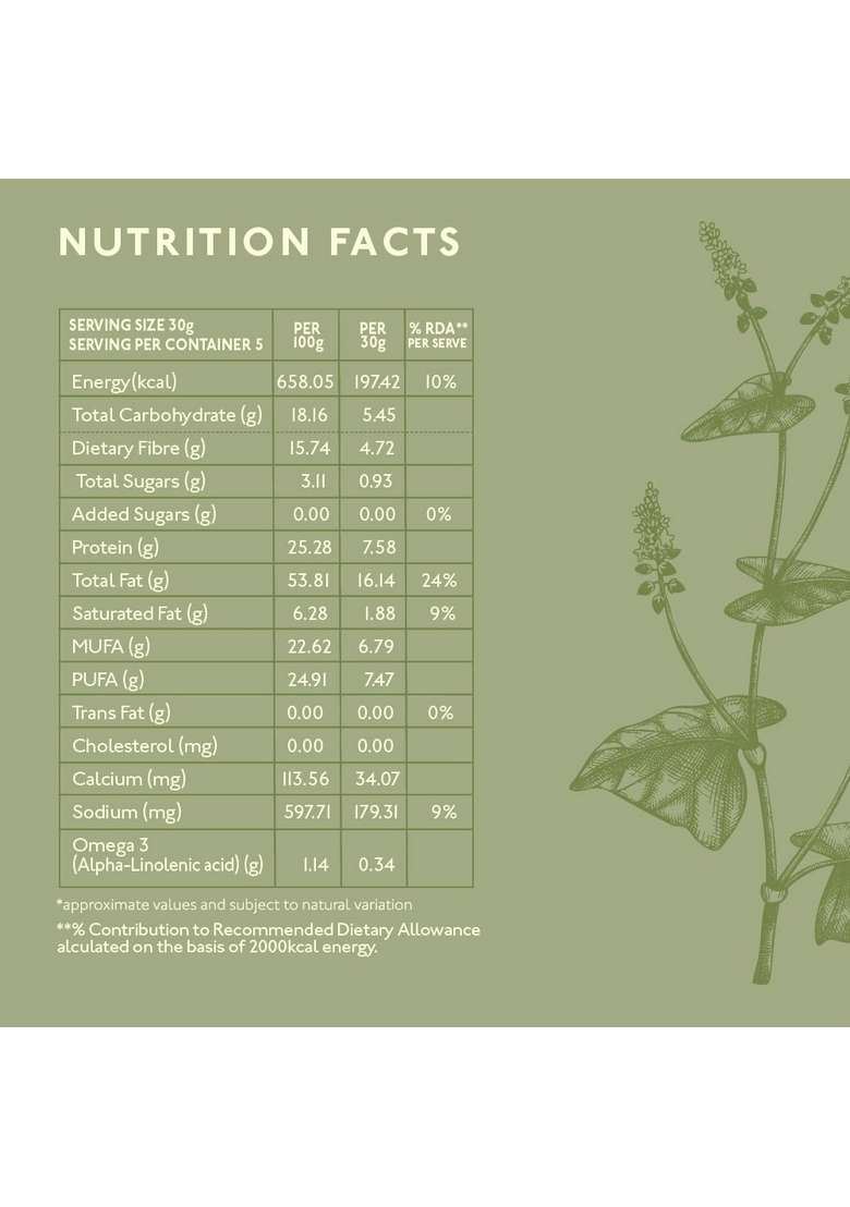 Nourish Organics Omega Seed Mix 150Gr - Indya