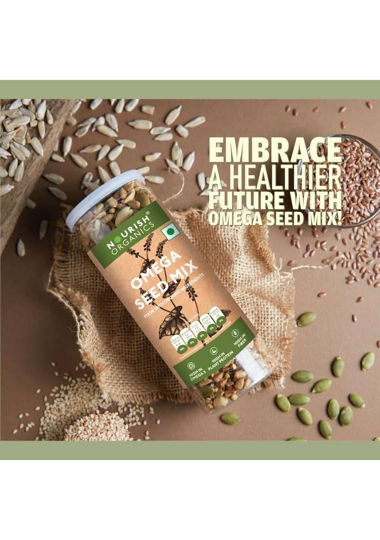 Nourish Organics Omega Seed Mix 150Gr - Indya