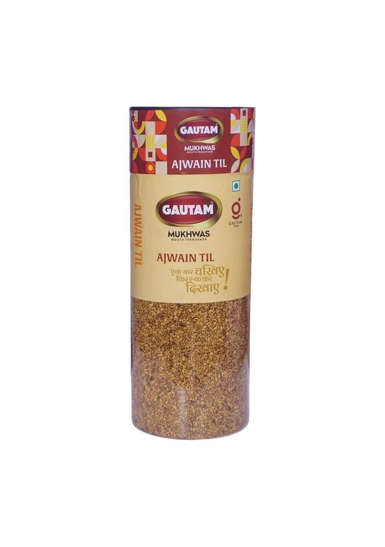 Gautam Ajwain Til Mukhwas 525G Bottle Pack Of 1 - Indya