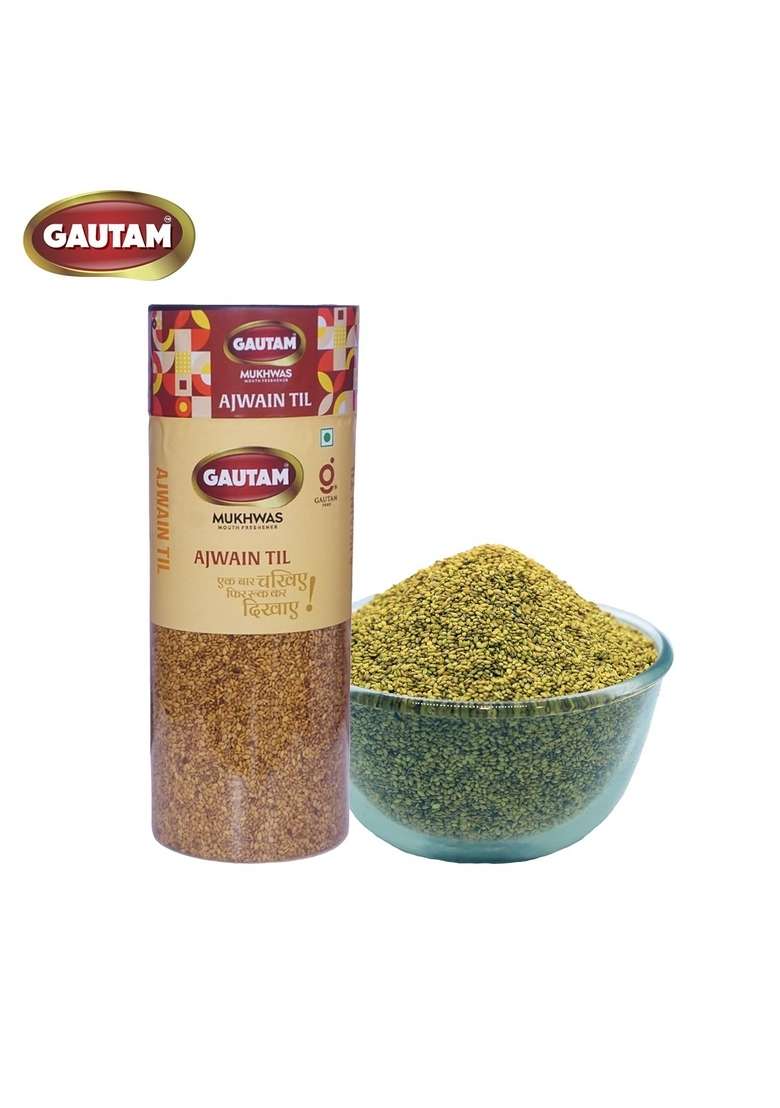 Gautam Ajwain Til Mukhwas 525G Bottle Pack Of 1 - Indya