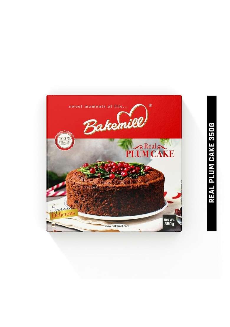 Bakemill Real Plum Cake Premium Fruit And Nut 350G - Indya