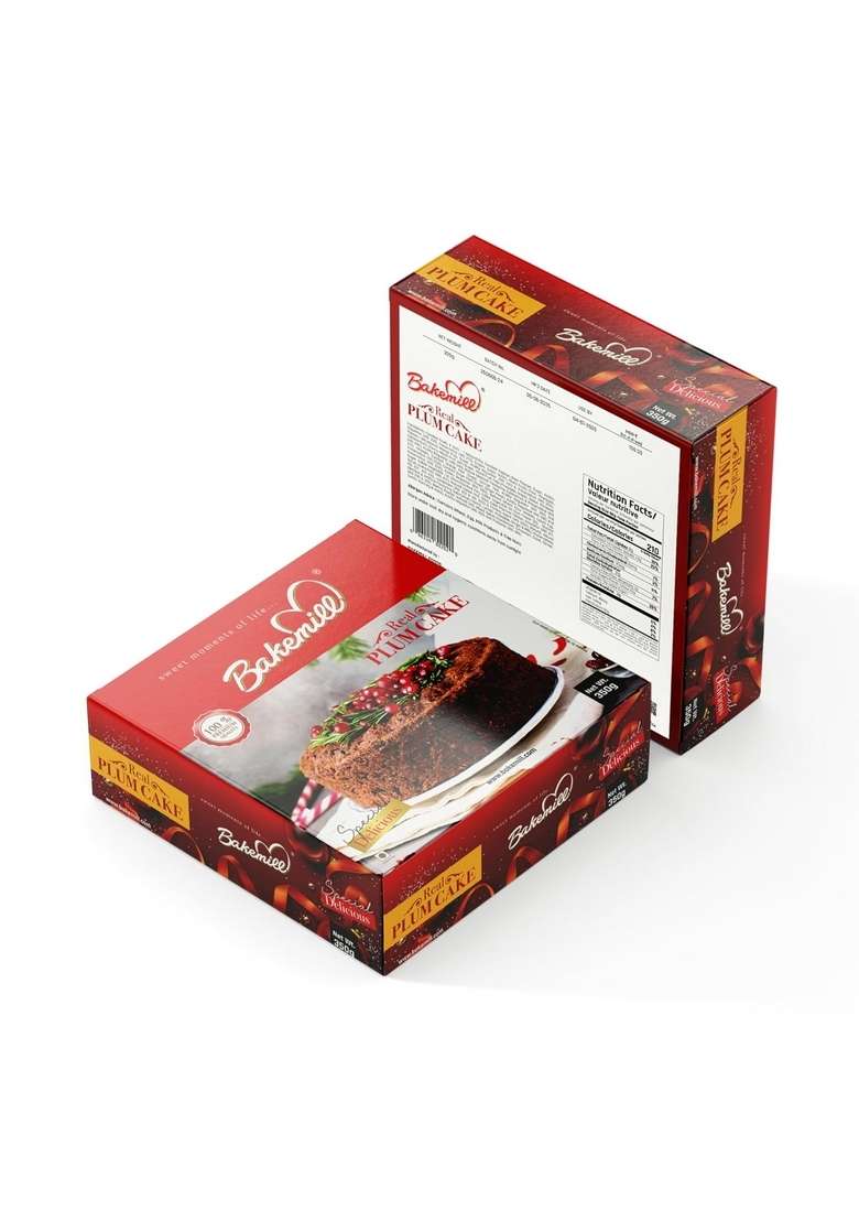 Bakemill Real Plum Cake Premium Fruit And Nut 350G - Indya