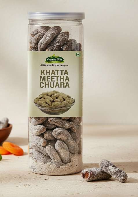 Organic Bites Khatta Meetha Chuhara Pachak I Chatpata Kajur Sour Dates 200 Gm Jar Pack