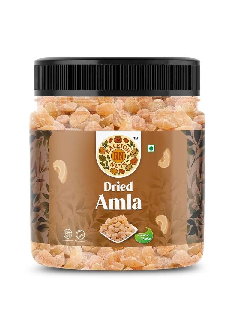 Raleigh Nuts Dried Amla Candy | Organic Indian Gooseberry Fruit Sugar Free Preservative Rich In Vitamin C Antioxidants Immunity Booster 200Gm - Indya