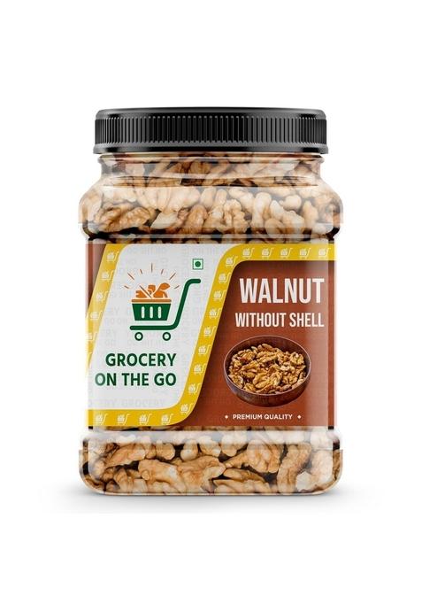 Grocery On The Go Walnut Broken Kernels | Walnuts Without Shell Akhrot Dry Fruits 100 Natural Rich In Proteins Antioxidants 500Gm
