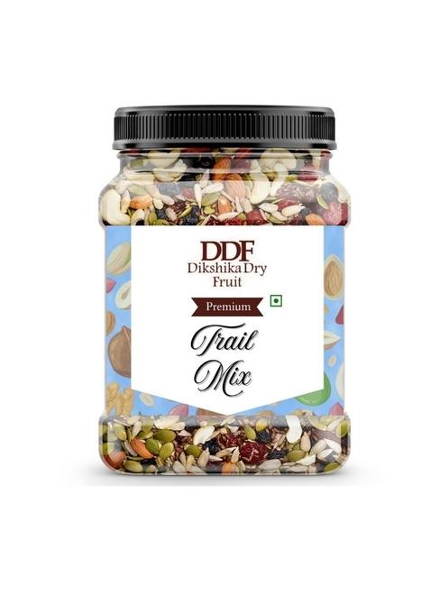 Dikshika Dry Fruits Premium Trail Mix 1 Kg | Healthy Mixed Nuts With Health 7 Superfoods Cashews Cranberries Sunflower Seeds Pumpkin Black Green Raisins