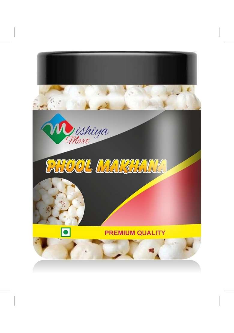 Mishiya Mart Phool Makhana | Fox Nuts Lotus Seeds |Phool |Natural Crunchy Fit For Fasting High Protein Rich In Fiber 1Kg - Indya