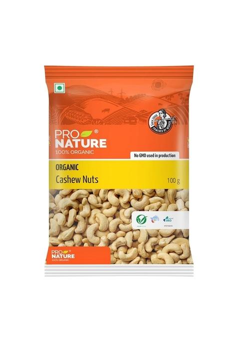 Pro Nature 100 Organic Cashew Nuts 100G