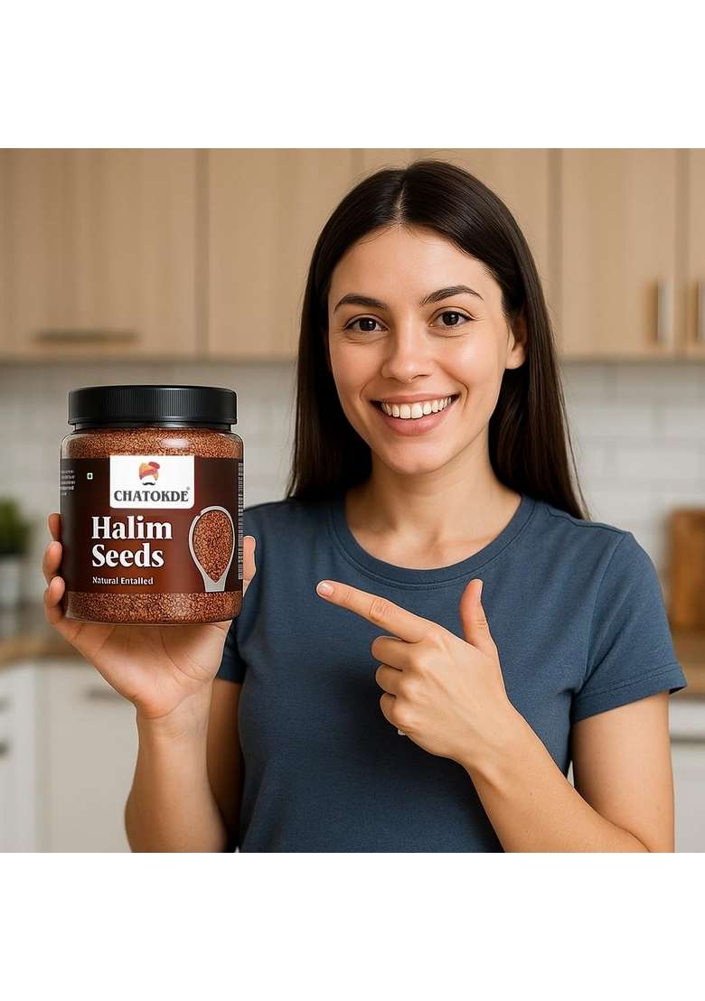 Chatokde Halim Seeds Aliv 400 Gm Jar Garden Cress Haleem Hair Growth Sourced 100 Raw From Organic Farms - Indya