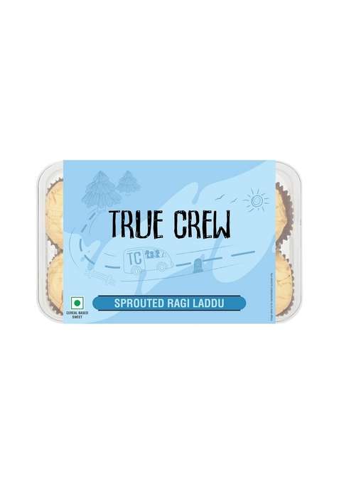 True Crew Sprouted Ragi Laddu By Sri Tattva | 180 G