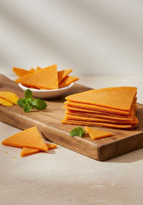 Nature'S Bridge Aam Papad 1 Kg Homemade Mango Dry Slice Khatta Meetha