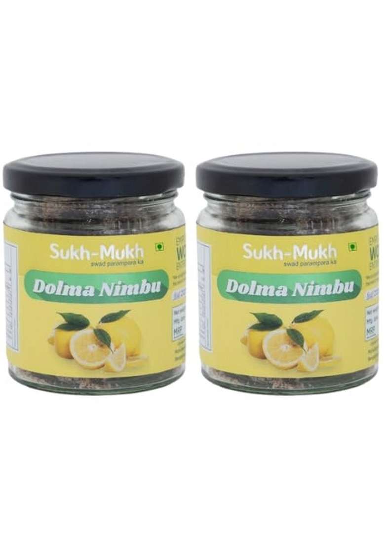 Sukh Mukh Swad Parampara Ka Dolma Nimbu I Homemade By Sukhmukh Healthy Digestive Mukhwas Mouth Freshener Pack Of 1 2 3 4 100Gms - Indya