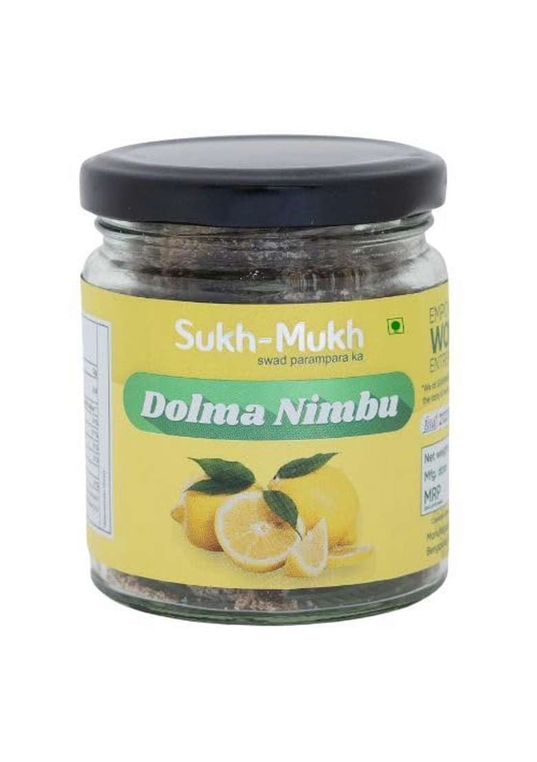 Sukh Mukh Swad Parampara Ka Dolma Nimbu I Homemade By Sukhmukh Healthy Digestive Mukhwas Mouth Freshener Pack Of 1 2 3 4 100Gms - Indya