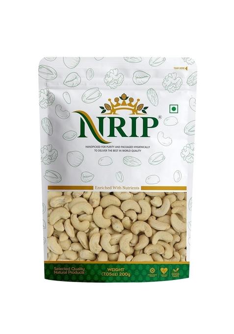 Nrip Premium 100 Pure Whole Cashew 200G |Healthy Snacks Dry Fruits Kaju| Crunchy Cashew| Nutritious Delicious | Source Of Minerals Vitamins