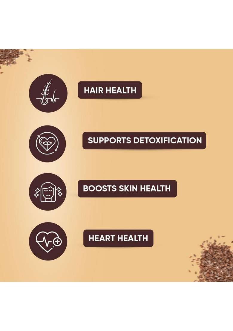 Lewisia In Organics Premium Flax Seed 180 Grams Nutrient Rich Omega 3 Superfood For Heart Health Digestive Support Skin Nourishment Or Smoothies Baking Daily Wellness Boost High Fiber Content - Indya