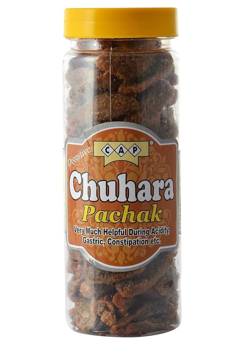 C A P Chuhara Pachak Sour Healthy Tasty Digestive Khatta Khajoor Churan 190 Grams - Indya