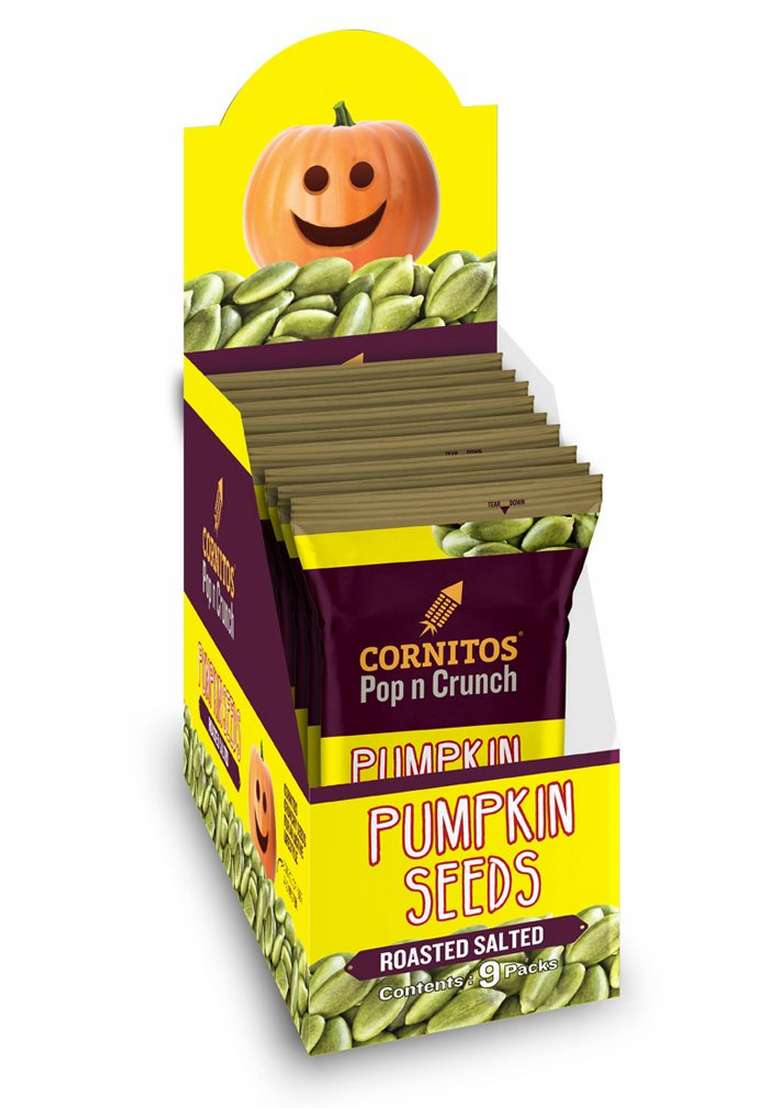 Cornitos Roasted Salted Pumpkin Seeds 30G Pack Of 9 - Indya