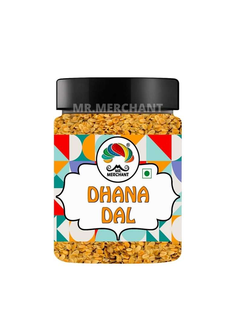 Mr Merchant Roasted Dhana Dal 300G Split Coriander Seeds Mildly Salted - Indya