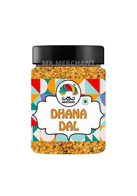 Mr Merchant Roasted Dhana Dal 300G Split Coriander Seeds Mildly Salted