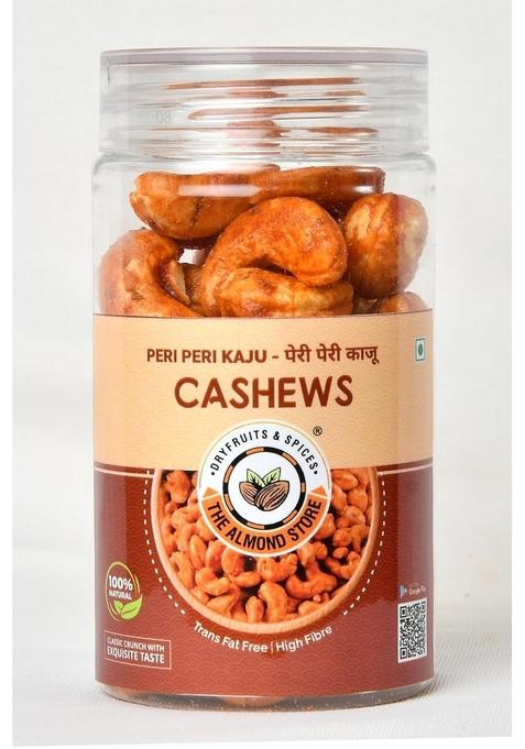 The Almond Store Peri Cashew Nuts | Spicy Roasted Kaju High Fibre Trans Fat Free 100 Natural 100G
