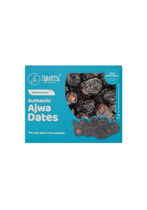 Flyberry Gourmet Ajwa Dates Khajoor Khajur 800G | 100 Natural Rich In Calcium Iron And Potassium Instant Energy