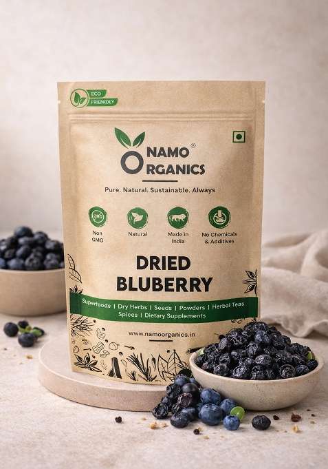 Namo Organics Original No Refined Sugar Blueberry Seedless 250 Gm Gluten Free Fresh Non Gmo Blueberries Dry Fruits Blue Berry | Usa