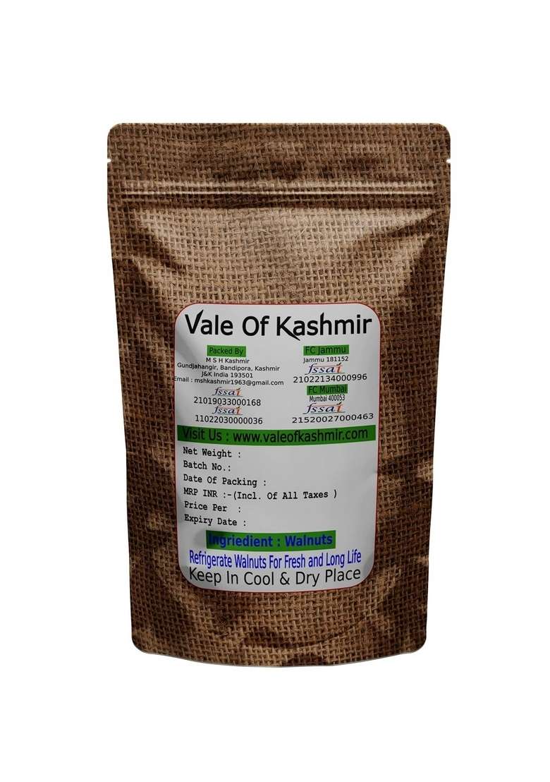 Vale Of Kashmir Walnut In Shell 1 Kg Walnuts With Fresh Tasty Indian Akhrot Sabut - Indya