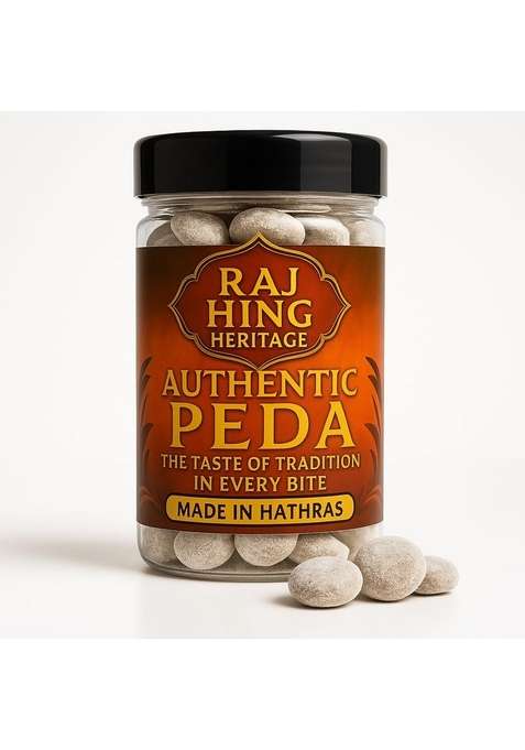 Raj Hing Traditional Indian Peda 150 Gm | Shahi Mouth Freshner Made In Hathras No Preservatives Hingpeda