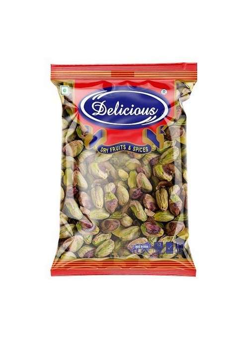 Delicious Green Pistachios | Pista Without Shell Nuts And Dry Fruits Healthy Snacks Items Pack Of 2 50G Each