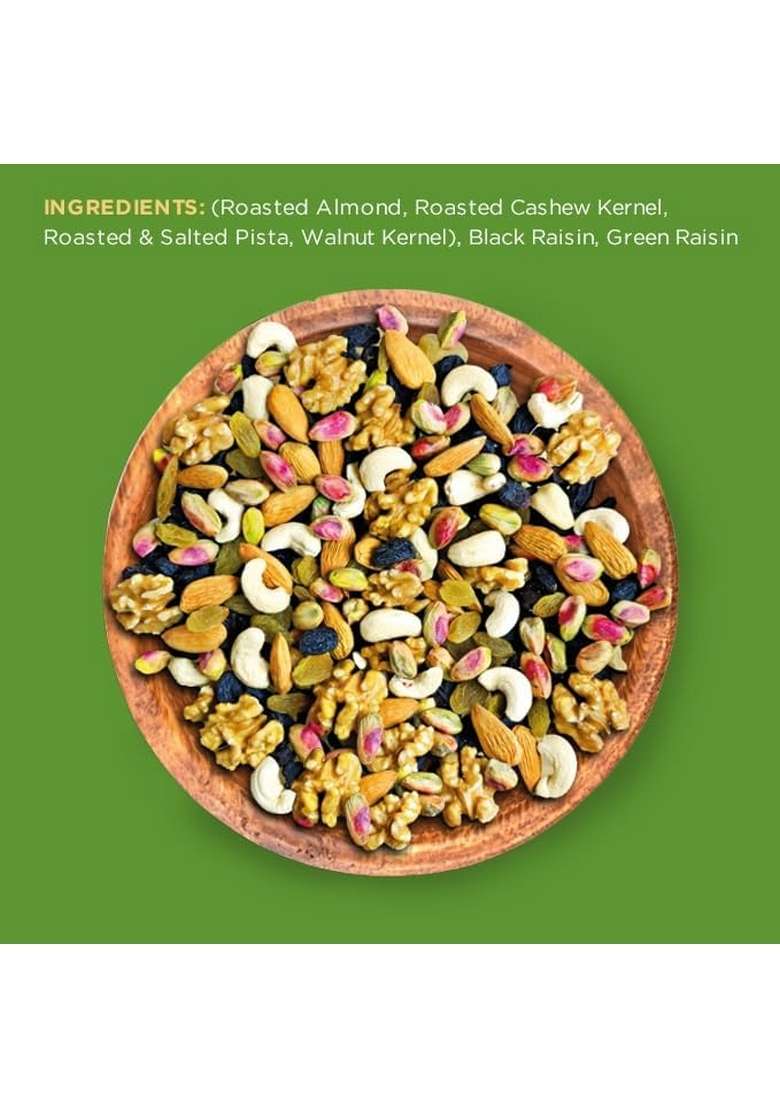 Open Secret Premium Dry Fruit Mix | 1Kg 6 Superfood In 1 Fruits Mixed Pack Contains Walnut Cashew Almond Pista Green Black Raisins Of - Indya