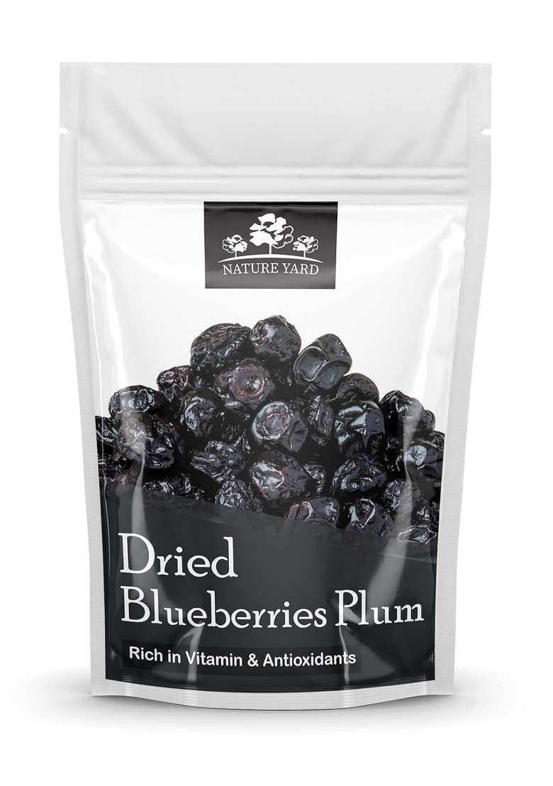 Nature Yard Dried Blueberry Plum Dry Fruits 900 Gm Fresh Naturally Sweet Blueberries - Indya