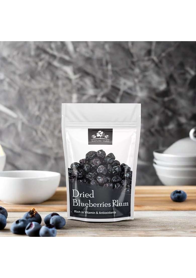 Nature Yard Dried Blueberry Plum Dry Fruits 900 Gm Fresh Naturally Sweet Blueberries - Indya