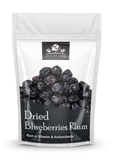 Nature Yard Dried Blueberry Plum Dry Fruits 900 Gm Fresh Naturally Sweet Blueberries