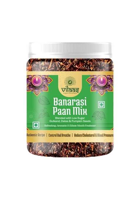 Vilaas Banarasi Meetha Paan Mix 300 Gm Mukhwas | Mouth Freshener Digestive After Meal Snack Jar Pack