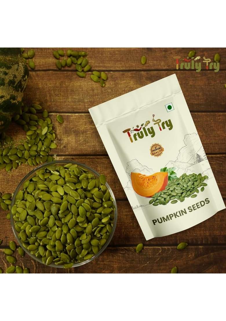 Truly Try Pumpkin Seeds 1 Kg Pack Of For Eating| Raw Seed | Diet Food Healthy Snacks 100 Clean And Natural - Indya