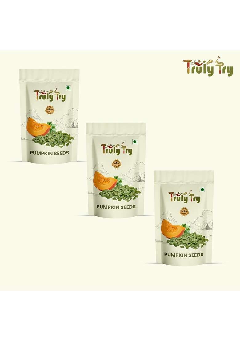 Truly Try Pumpkin Seeds 1 Kg Pack Of For Eating| Raw Seed | Diet Food Healthy Snacks 100 Clean And Natural - Indya