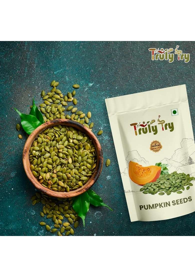 Truly Try Pumpkin Seeds 1 Kg Pack Of For Eating| Raw Seed | Diet Food Healthy Snacks 100 Clean And Natural - Indya