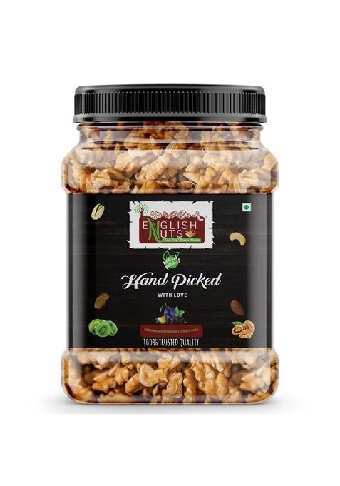 English Nuts The Dry Fruits House Akhrot Giri 1 Kg Walnut Kernels Without Shell Jar Packed