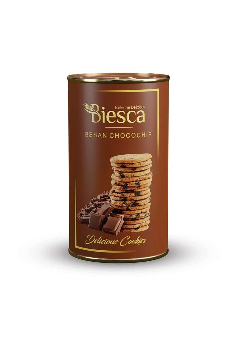 Biesca Premium Handmade Besan Chocochip Cookies 170G And Dark Choco Oats 160G Combo Pack Delicious Crunchy Nut Biscotti Gift Packs No Maida Preservatives Free Biscuits - Indya