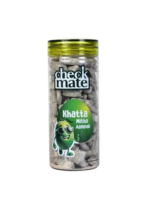 Checkmate Khatta Meetha Aampak | After Meal Digestives Mukhwas Mouth Fresheners Chatpata Aam Papad Mango 200Gms