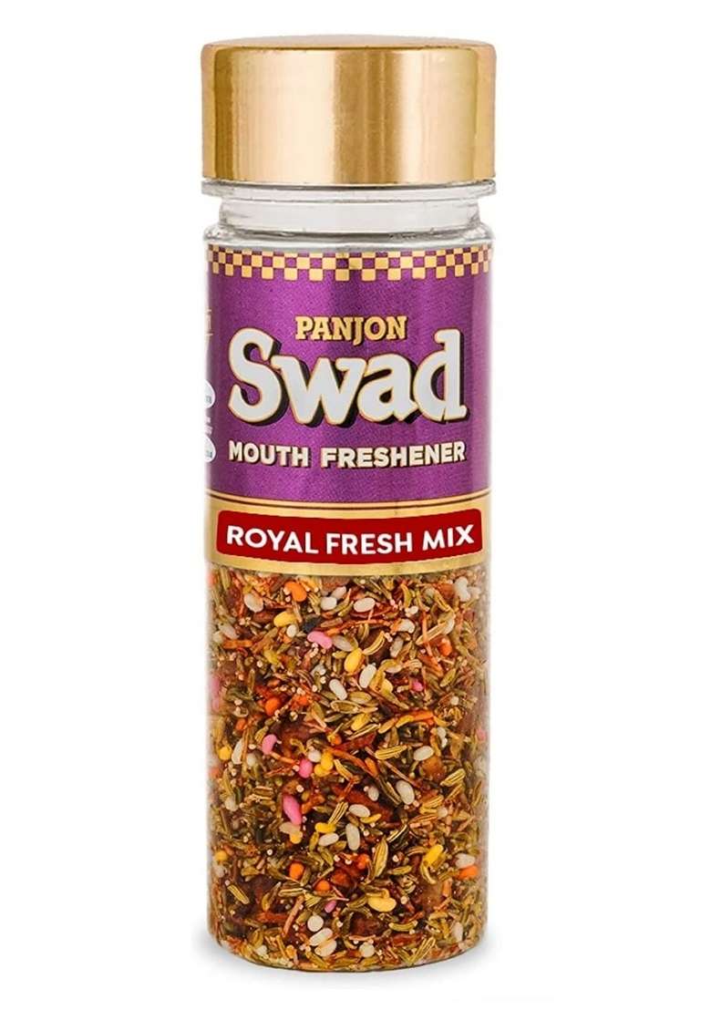 Panjon Swad Mouth Freshener Royal Fresh Mix Mukhwas 1Bottles 110 G - Indya