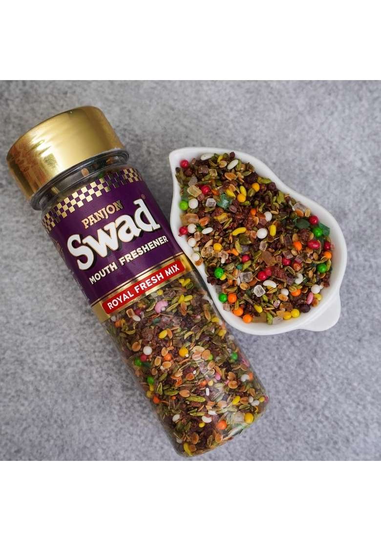 Panjon Swad Mouth Freshener Royal Fresh Mix Mukhwas 1Bottles 110 G - Indya