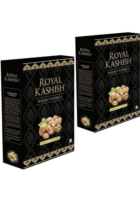 Royal Kashish Premium Walnut Kernels Without Shell Akhrot Giri 500