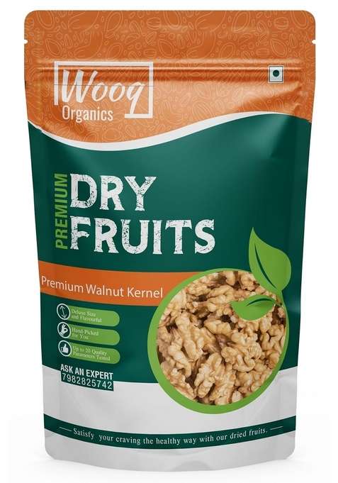 Wooq Organics Premium Kashmiri Walnut Without Shell 200G Akhrot Giri Kernel