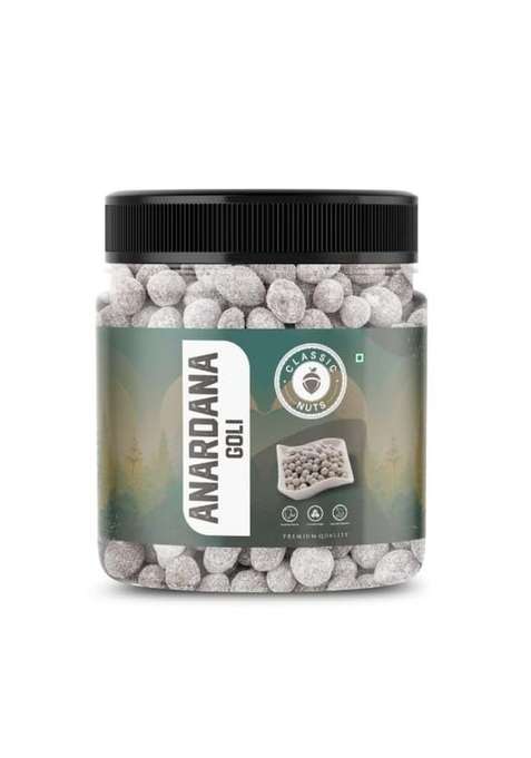 Classic Nuts Anardana Goli | Natural Digestive Candy Traditional Indian Mouth Freshener After Meal Mukhwas Sweet Tangy 200G